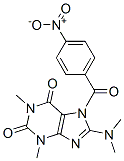 1H-Purine-2,6-dione, 8-(dimethylamino)-3,7-dihydro-1,3-dimethyl-7-(4-nitrobenzoyl)- CAS#: 148122-88-7