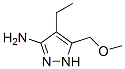 1H-Pyrazol-3-amine,  4-ethyl-5-(methoxymethyl)- CAS#: 161487-38-3