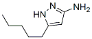 1H-Pyrazol-3-amine, 5-pentyl- CAS#: 126748-59-2