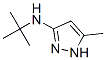 1H-Pyrazol-3-amine, N-(1,1-dimethylethyl)-5-methyl- CAS#: 116545-19-8