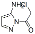 1H-Pyrazol-5-amine, 1-(chloroacetyl)- (9CI) CAS#: 155347-68-5