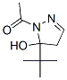 1H-Pyrazol-5-ol, 1-acetyl-5-(1,1-dimethylethyl)-4,5-dihydro- (9CI) CAS#: 137882-69-0