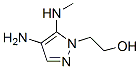 1H-Pyrazole-1-ethanol, 4-amino-5-(methylamino)- CAS#: 155601-26-6