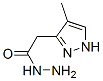 1H-Pyrazole-3-acetic  acid,  4-methyl-,  hydrazide CAS#: 144677-15-6