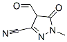 1H-Pyrazole-3-carbonitrile, 4-formyl-4,5-dihydro-1-methyl-5-oxo- (9CI) CAS#: 142966-21-0