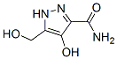 1H-Pyrazole-3-carboxamide, 4-hydroxy-5-(hydroxymethyl)- (9CI) CAS#: 136767-51-6