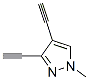 1H-Pyrazole, 3,4-diethynyl-1-methyl- (9CI) CAS#: 34091-64-0