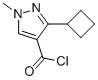 1H-Pyrazole-4-carbonyl chloride, 3-cyclobutyl-1-methyl- (9CI) CAS#: 137614-14-3