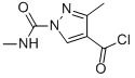 1H-Pyrazole-4-carbonyl chloride, 3-methyl-1-[(methylamino)carbonyl]- (9CI) CAS#: 126675-00-1