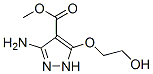 1H-Pyrazole-4-carboxylicacid,3-amino-5-(2-hydroxyethoxy)-,methylester(9CI) CAS#: 126865-27-8