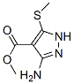 1H-Pyrazole-4-carboxylicacid,3-amino-5-(methylthio)-,methylester(9CI) CAS#: 117717-02-9