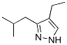 1H-Pyrazole,  4-ethyl-3-(2-methylpropyl)- CAS#: 321864-90-8
