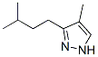 1H-Pyrazole,  4-methyl-3-(3-methylbutyl)- CAS#: 321864-89-5