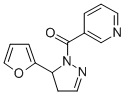 1H-Pyrazole, 4,5-dihydro-5-(2-furanyl)-1-(3-pyridinylcarbonyl)- CAS#: 121322-22-3