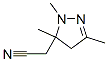 1H-Pyrazole-5-acetonitrile, 4,5-dihydro-1,3,5-trimethyl- CAS#: 32527-74-5