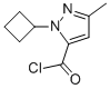 1H-Pyrazole-5-carbonyl chloride, 1-cyclobutyl-3-methyl- (9CI) CAS#: 129506-39-4