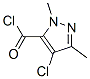 1H-Pyrazole-5-carbonyl chloride, 4-chloro-1,3-dimethyl- (9CI) CAS#: 128141-47-9