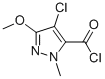 1H-Pyrazole-5-carbonyl chloride, 4-chloro-3-methoxy-1-methyl- (9CI) CAS#: 170788-56-4