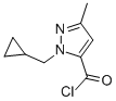 1H-Pyrazole-5-carbonylchloride,1-(cyclopropylmethyl)-3-methyl-(9CI) CAS#: 143469-42-5