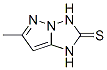 1H-Pyrazolo[1,5-b][1,2,4]triazole-2(3H)-thione,  6-methyl- CAS#: 121066-19-1