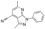 1H-Pyrazolo[3,4-b]pyridine-4-carbonitrile,  3,6-dimethyl-1-phenyl- CAS#: 319923-88-1