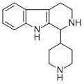 1H-Pyrido(3,4-b)indole, 2,3,4,9-tetrahydro-1-(4-piperidinyl)- CAS#: 132767-55-6