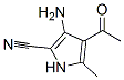 1H-Pyrrole-2-carbonitrile, 4-acetyl-3-amino-5-methyl- (9CI) CAS#: 129305-87-9