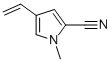 1H-Pyrrole-2-carbonitrile,4-ethenyl-1-methyl-(9CI) CAS#: 119580-84-6