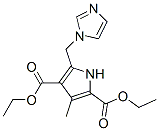 1H-Pyrrole-2,4-dicarboxylicacid,5-(1H-imidazol-1-ylmethyl)-3-methyl-,diethylester(9CI) CAS#: 339586-81-1