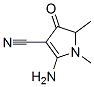 1H-Pyrrole-3-carbonitrile, 2-amino-4,5-dihydro-1,5-dimethyl-4-oxo- CAS#: 134518-56-2