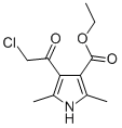 1H-Pyrrole-3-carboxylic acid, 4-(chloroacetyl)-2,5-dimethyl-, ethyl ester (9CI) CAS#: 125102-42-3