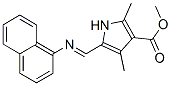 1H-Pyrrole-3-carboxylicacid,2,4-dimethyl-5-[(1-naphthalenylimino)methyl]-,methylester(9CI) CAS#: 304868-19-7