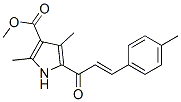 1H-Pyrrole-3-carboxylicacid,2,4-dimethyl-5-[3-(4-methylphenyl)-1-oxo-2-propenyl]-,methylester(9CI) CAS#: 300835-70-5