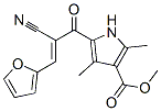 1H-Pyrrole-3-carboxylicacid,5-[2-cyano-3-(2-furanyl)-1-oxo-2-propenyl]-2,4-dimethyl-,methylester(9CI) CAS#: 315694-22-5