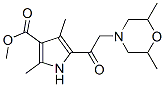1H-Pyrrole-3-carboxylicacid,5-[(2,6-dimethyl-4-morpholinyl)acetyl]-2,4-dimethyl-,methylester(9CI) CAS#: 315683-07-9