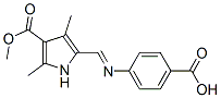 1H-Pyrrole-3-carboxylicacid,5-[[(4-carboxyphenyl)imino]methyl]-2,4-dimethyl-,3-methylester(9CI) CAS#: 372499-43-9