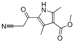 1H-Pyrrole-3-carboxylicacid,5-(cyanoacetyl)-2,4-dimethyl-,methylester(9CI) CAS#: 307512-39-6