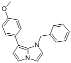 1H-Pyrrolo(1,2-a)imidazole, 1-benzyl-6-(p-methoxyphenyl)- CAS#: 37959-42-5
