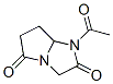1H-Pyrrolo[1,2-a]imidazole-2,5(3H,6H)-dione,  1-acetyldihydro- CAS#: 154670-35-6