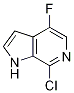 1H-Pyrrolo[2,3-c]pyridine, 7-chloro-4-fluoro- CAS#: 357263-69-5