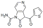 1H-Pyrrolo[3,2-c]pyridine-1-carboxamide,  2,3-dihydro-2-oxo-3-(2-thienylcarbonyl)- CAS#: 136887-96-2