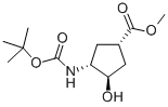 (1R,2R,4S)-N-BOC-1-AMINO-2-HYDROXYCYCLO-PENTANE-4-CARBOXYLIC ACID METHYL ESTER CAS#: 321744-16-5