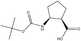 (1R,2S)-2-(tert-butoxycarbonylamino)cyclopentanecarboxylic acid CAS#: 130981-12-3