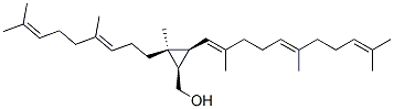 [(1R,2S,3S)-2-[(3E)-4,8-dimethylnona-3,7-dienyl]-2-methyl-3-[(1E,5E)-2 ,6,10-trimethylundeca-1,5,9-trienyl]cyclopropyl]methanol CAS#: 31908-49-3