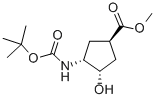 (1R,2S,4R)-N-BOC-1-AMINO-2-HYDROXYCYCLO-PENTANE-4-CARBOXYLIC ACID METHYL ESTER CAS#: 321744-17-6