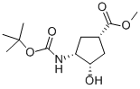 (1R,2S,4S)-N-BOC-1-AMINO-2-HYDROXYCYCLOPENTANE-4-CARBOXYLIC ACID METHYL ESTER CAS#: 321744-14-3