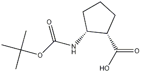 (1S,2R)-2-(tert-butoxycarbonylamino)cyclopentanecarboxylic acid CAS#: 137170-89-9