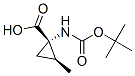 (1S,2S)-N-BOC-1-Amino-2-methylcyclopropanecarboxylic acid CAS#: 136378-33-1