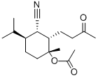 (1S,2S,3R,6S)-3-ACETOXY-3-METHYL-6-(1-METHYLETHYL)-2-(3-OXOBUTYL) CYCLOHEXANENITRILE CAS#: 131447-90-0