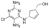 (1S,4R)-4-[(2,5-DiaMino-6-chloro-4-pyriMidinyl)aMino]-2-cyclopentene-1-Methanol CAS#: 141271-11-6